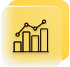 Ícone de ferramentas de marketing simbolizando assistência promocional para parceiros comerciais e apresentação de corretores